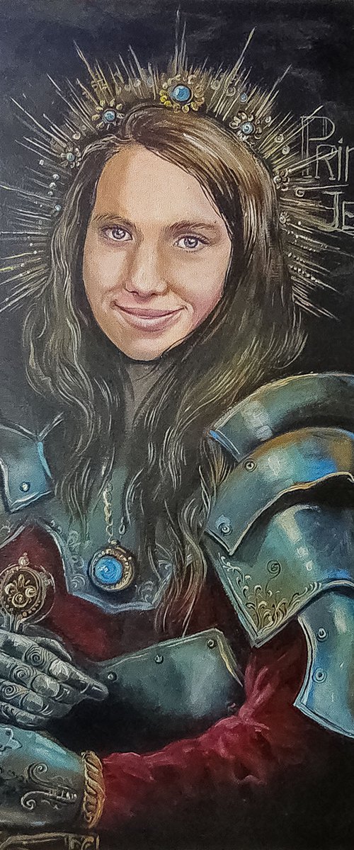 Princess of Jerusalem (portrait commission from a photo) by Maria Kireev