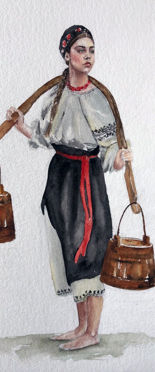 Ukrainian woman by Liliia Kodunova