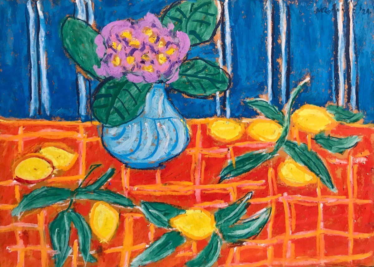 Lemons And Flowers by Milica Radovi?