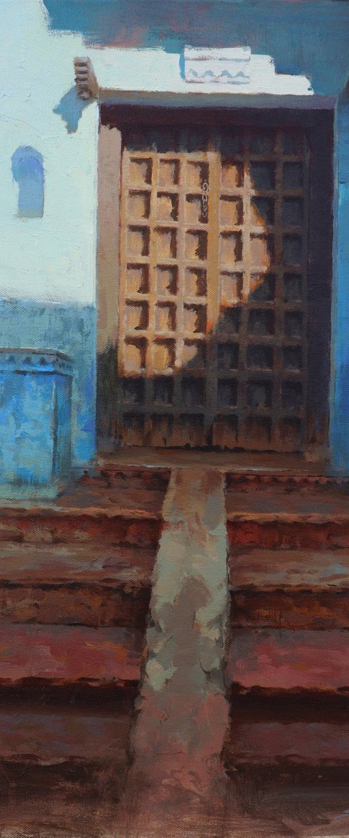 An old entrance lV by Suresh Jangid
