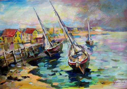 Fisherman's Wharf by Vladimir Lutsevich