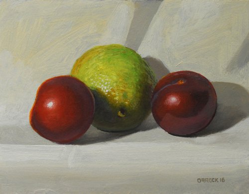 Lime and Plums by Peter Orrock