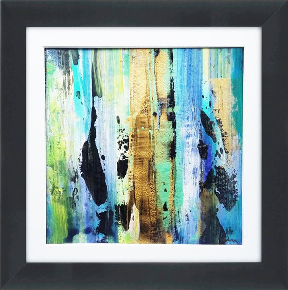 Abstraction #5 - Framed and ready to hang - original abstract painting