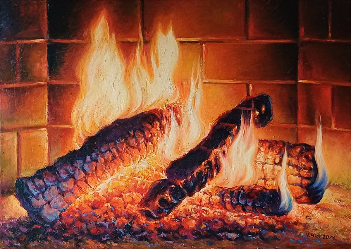 Fireplace by Valentinas Yla