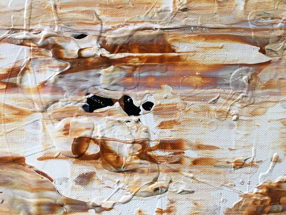 "Sandstorm" - Original PMS Abstract Acrylic Painting On Canvas - 20" x 20"