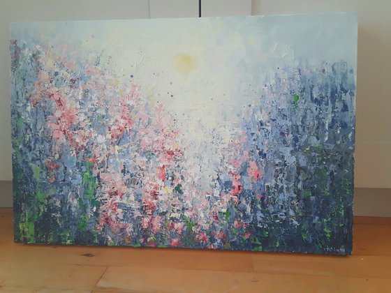 Blue Floral light