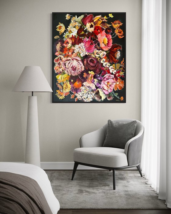 SURROUNDED BY FLOWERS