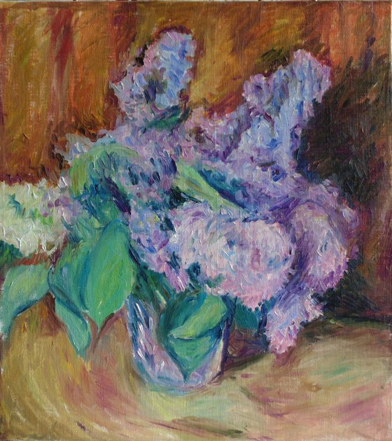 Lilac. Remembering Monet