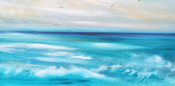 Large Seascape - Follow Your Heart - Cornwall, Art