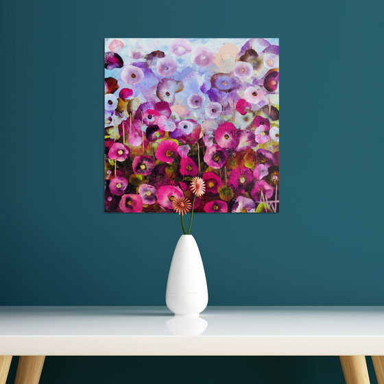 Pink Petal Landscape
