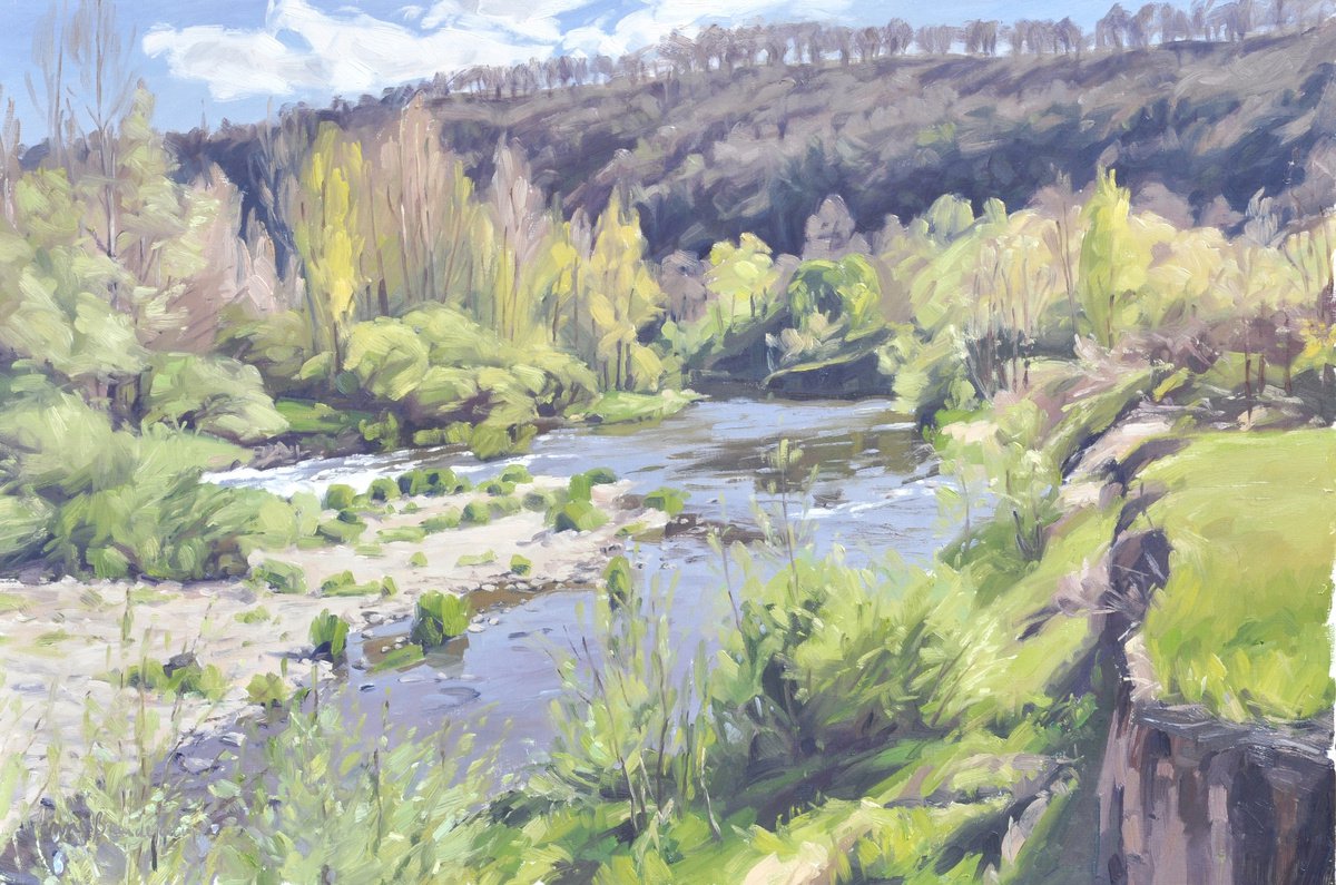May 9, along the Loire river by ANNE BAUDEQUIN