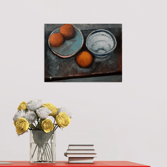 Still life with Oranges