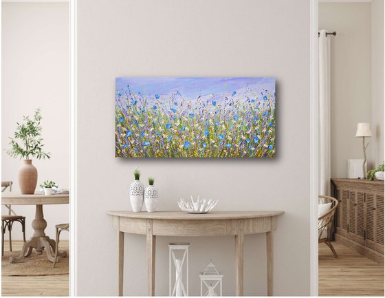 Daisy Dreams - Original Flower Field Painting