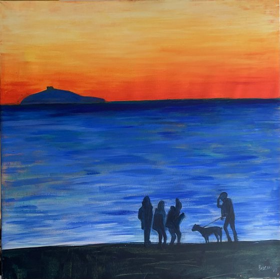 Sunset on the beach