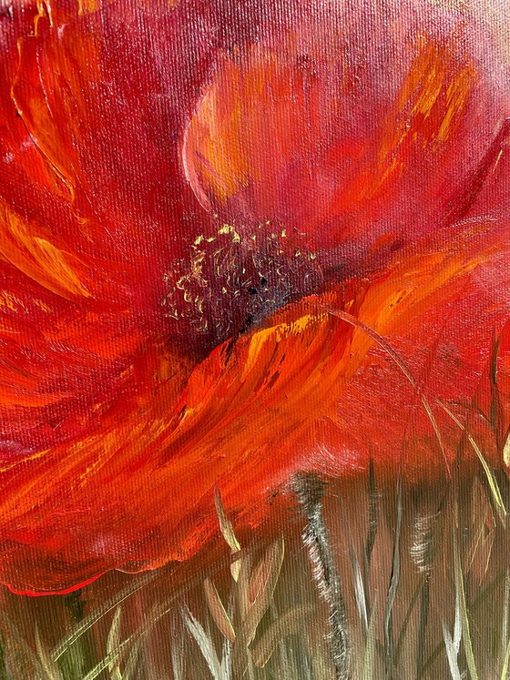 Red flowers