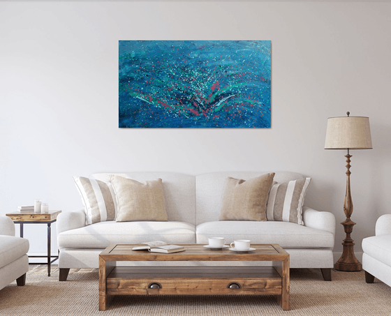 abstract - blue imagination