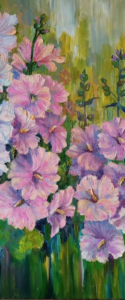 The whisper of pink light by Liubov Ponomarova