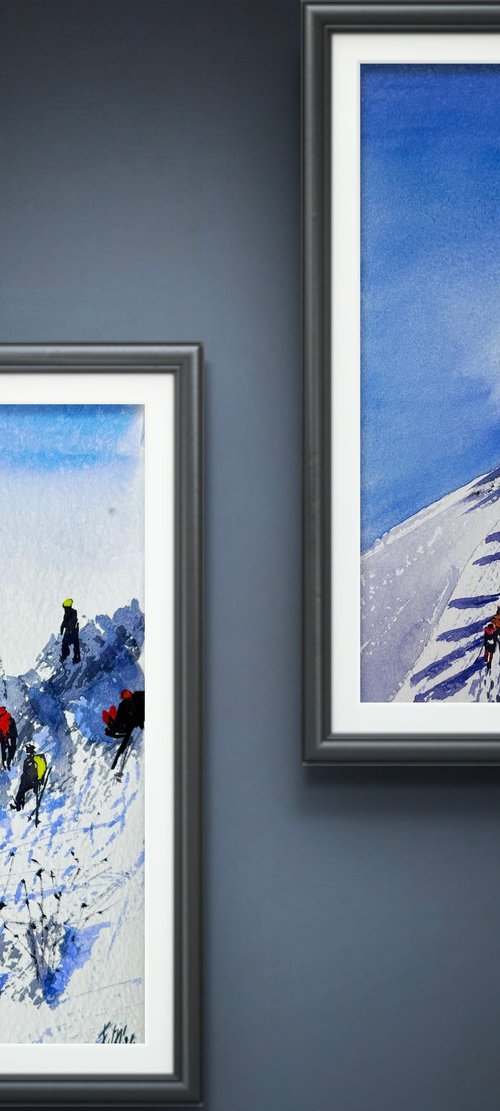 THE TOP OF ALPINE MOUNTAIN by Yuliia Sharapova