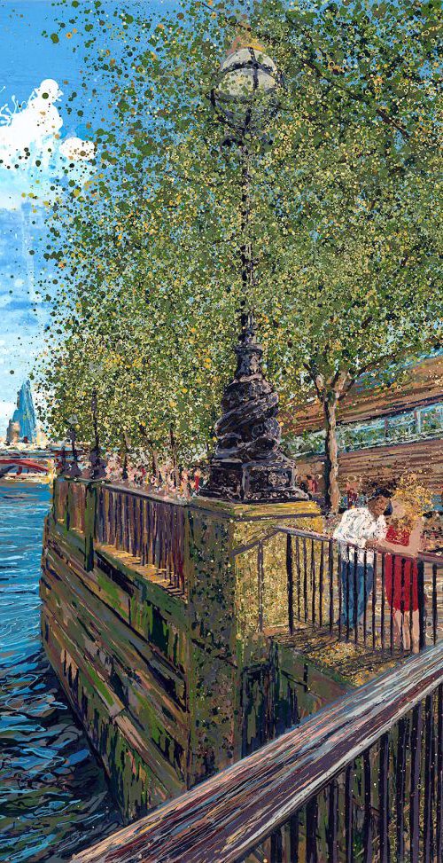 Summer on the South Bank I by Angelique Hartigan