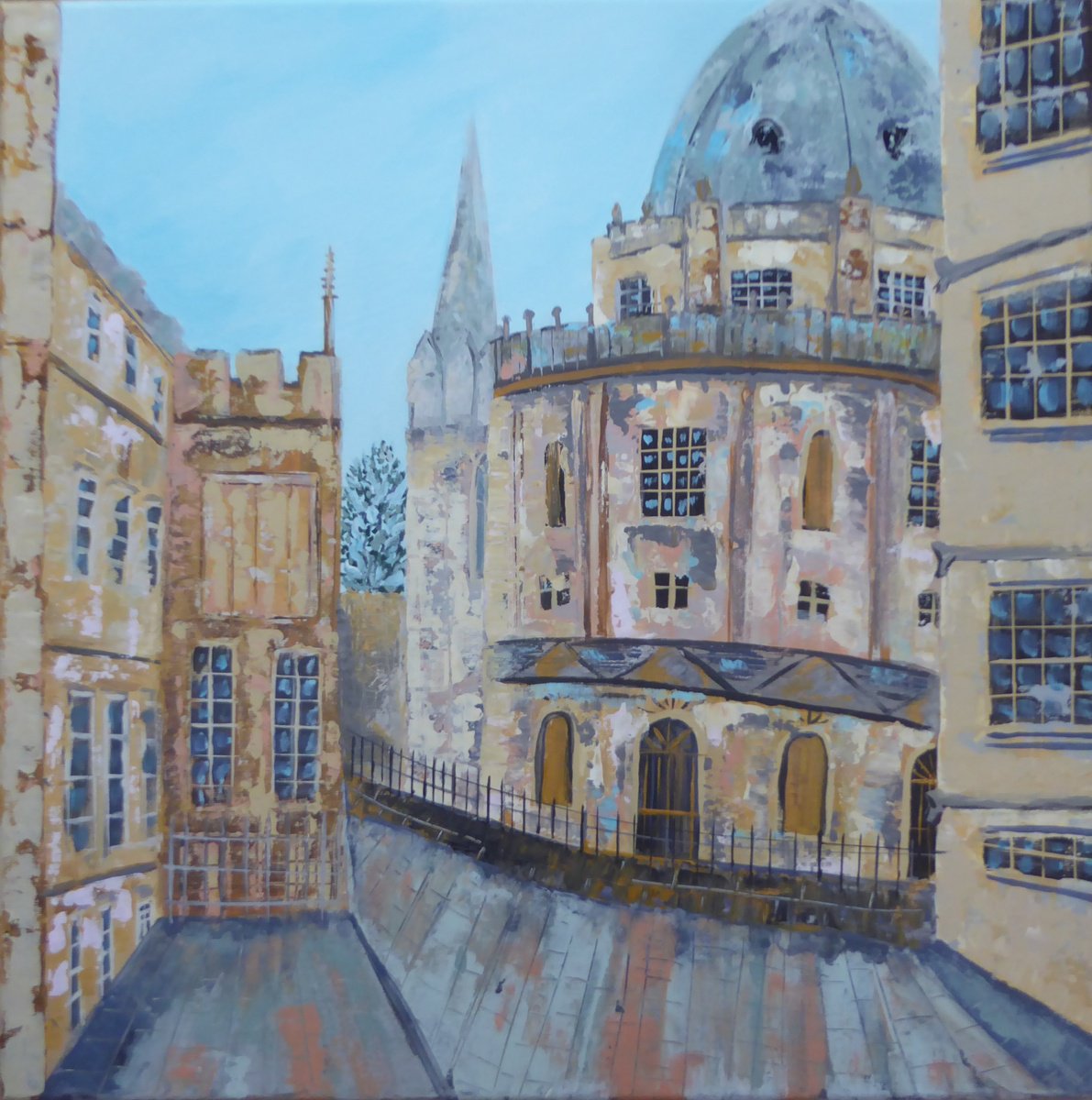  Oxford Colours By Elaine Allender, 20 X 20, Artwork For Sale On Artfinder