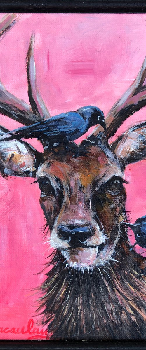 Stag and Crows by Ewen Macaulay