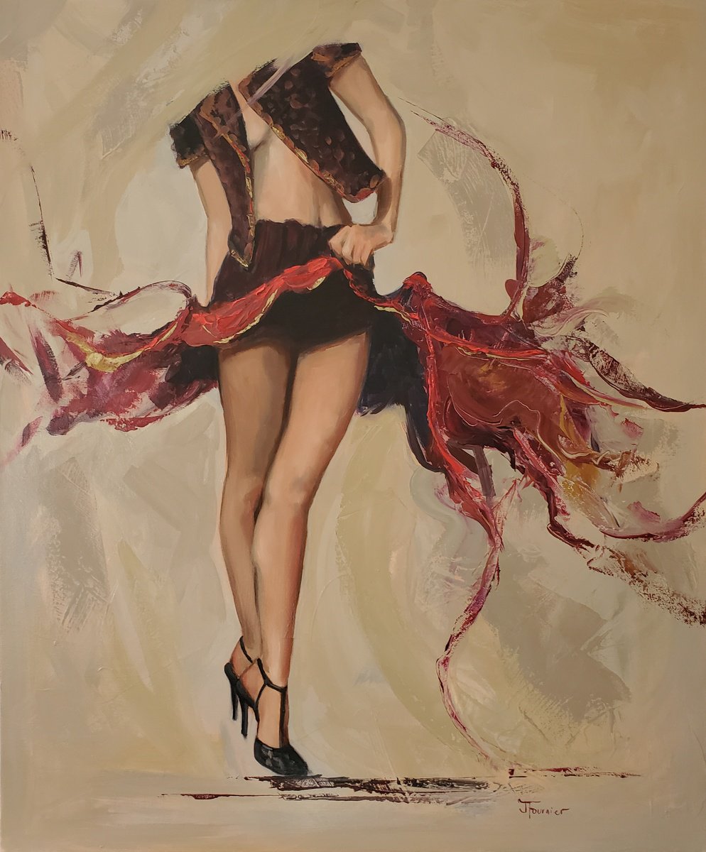  Flame By Joyce Fournier, 30 X 36, Artwork For Sale On Artfinder