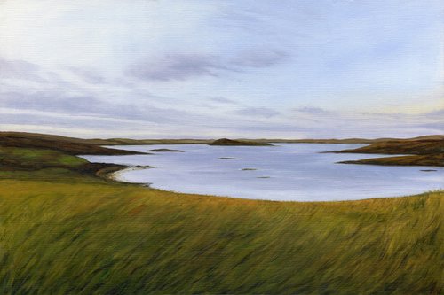 Shore of Loch na Gainmhich, Scotland by Tetiana Koda