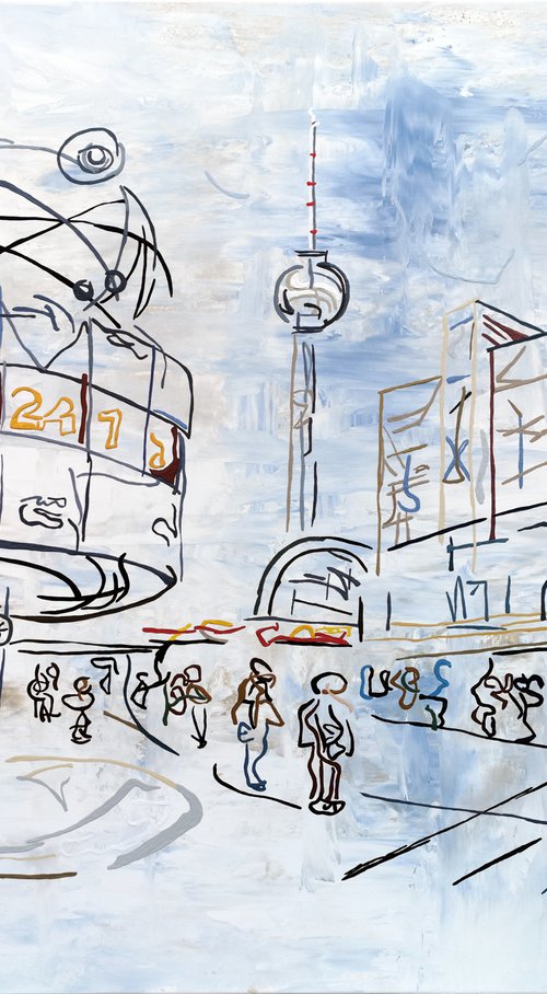 XXV 19 - The world time clock on Berlin Alexanderplatz by Uli Lächelt