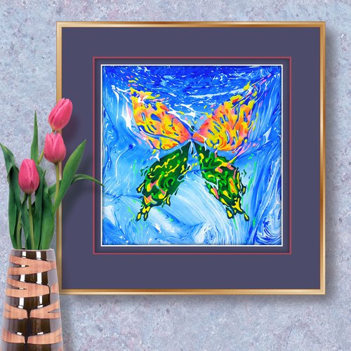 Butterfly «Crystal Joy» by Mariia Raskin