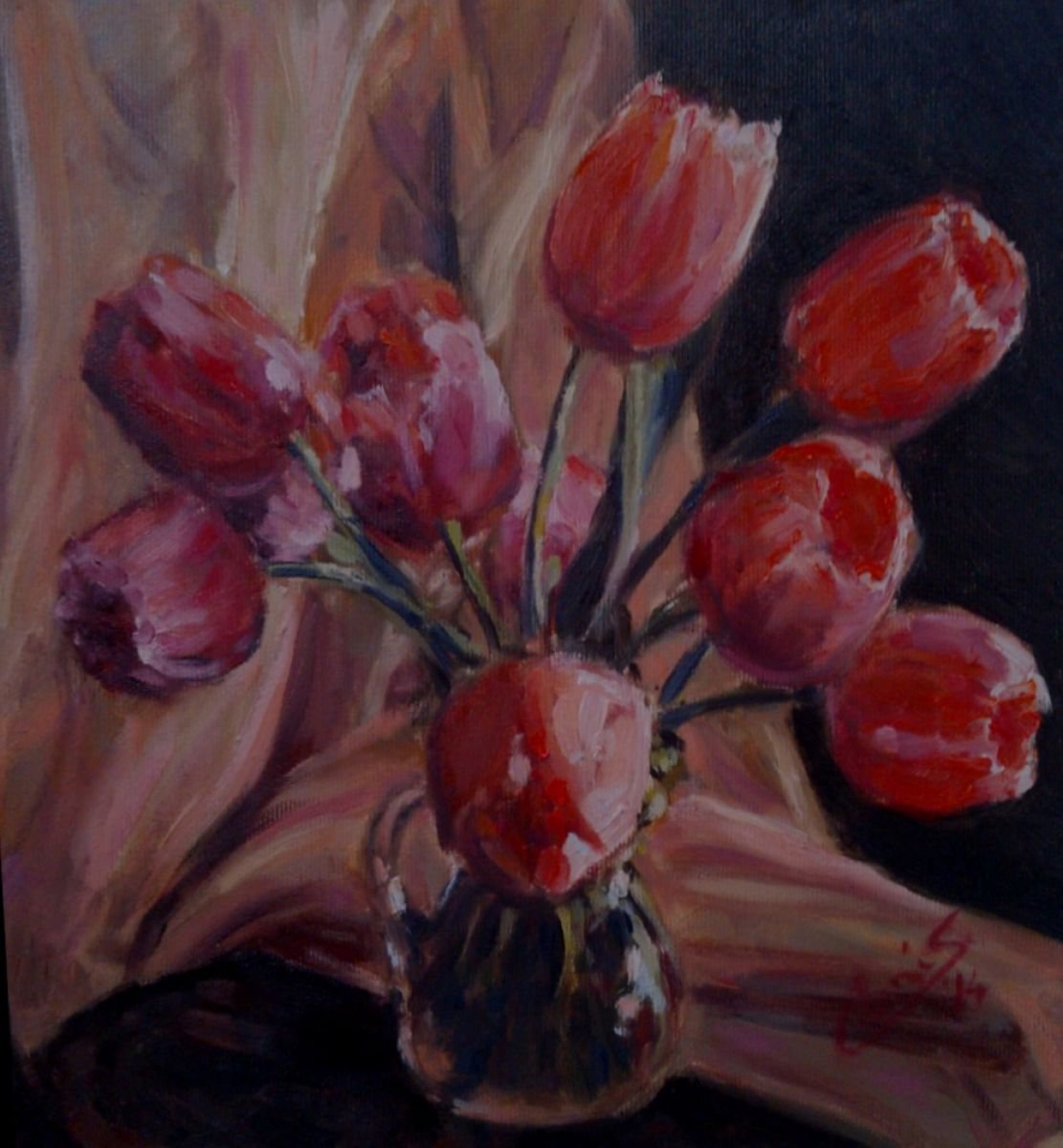 tulips by Sebastian Beianu