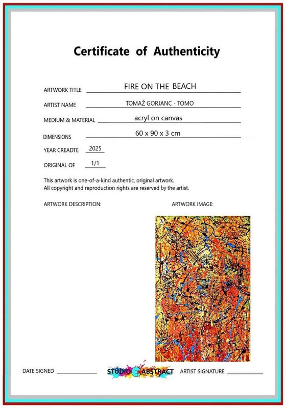 FIRE ON THE BEACH