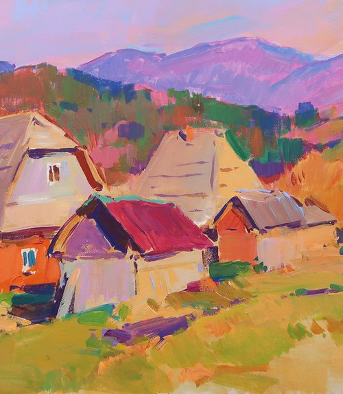 Bright autumn evening by Aleksandr  Kryushyn