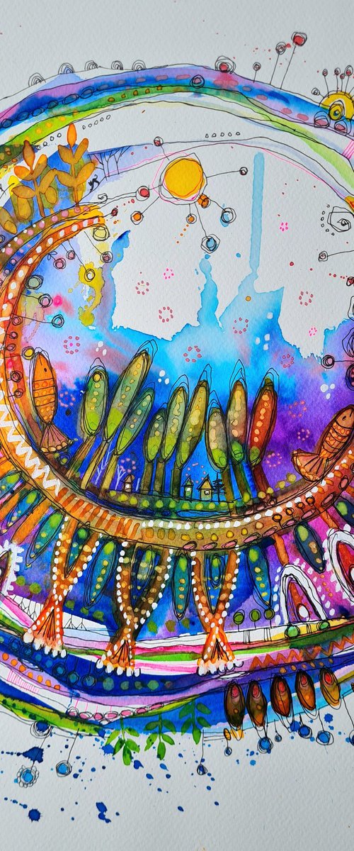 Mandala 19. by Simon Tünde