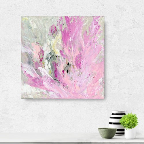 Serenity Bloom - Abstract Floral Painting  by Kathy Morton Stanion by Kathy Morton Stanion