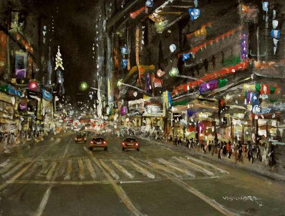 New York city lights