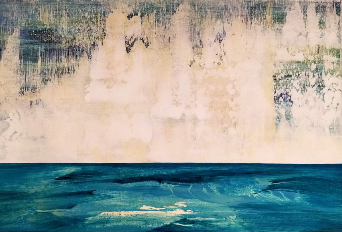  Crystal Turquoise By Chris Carbone, 36 X 24, Artwork For Sale On Artfinder