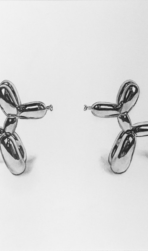 Balloon dogs by Amelia Taylor