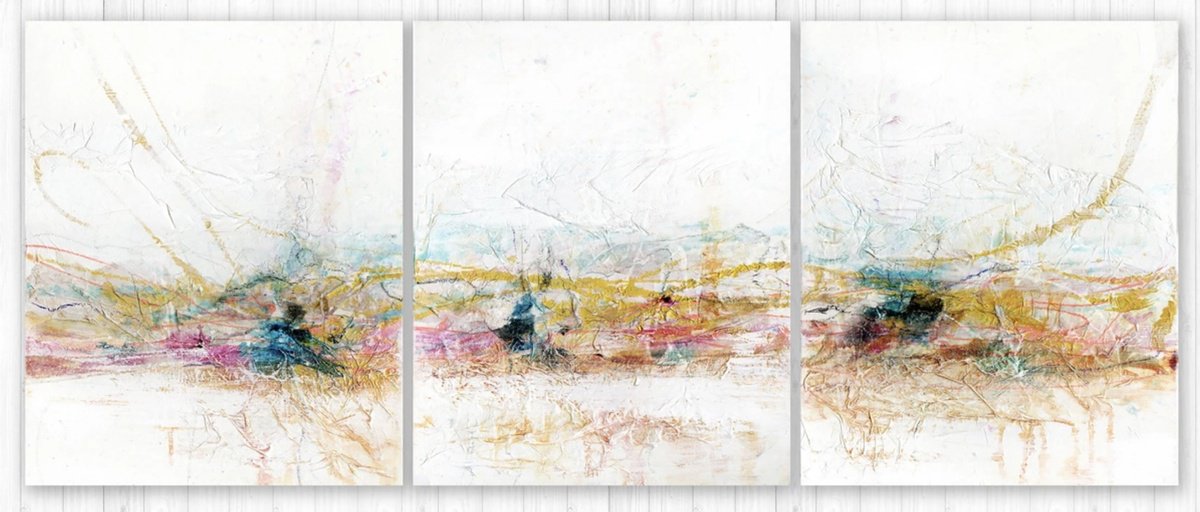 Expressive Painting , Esperance By Kathy Morton Stanion, 48 X 20, Artwork For Sale On Artfinder