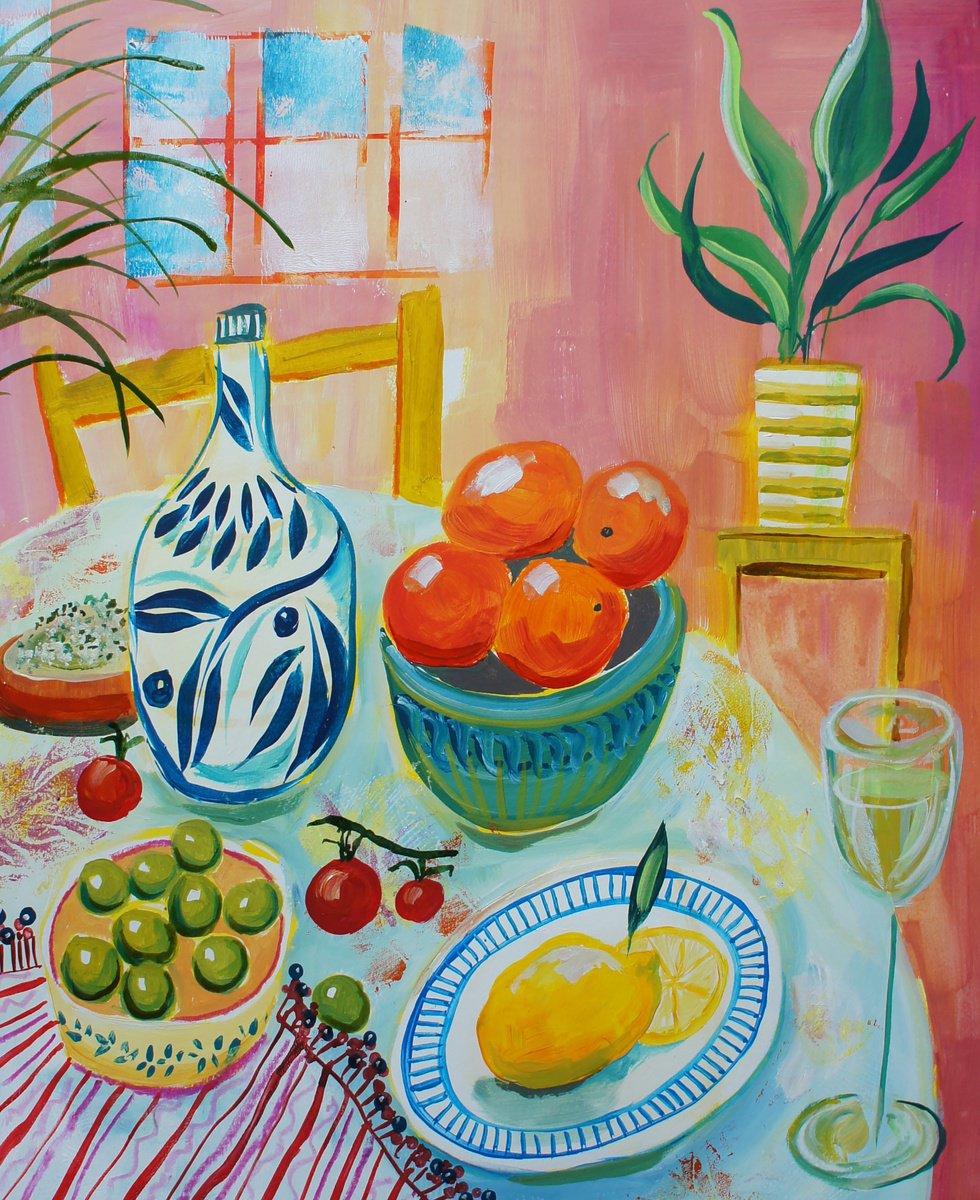 Mediterranean Table by Julia Rigby