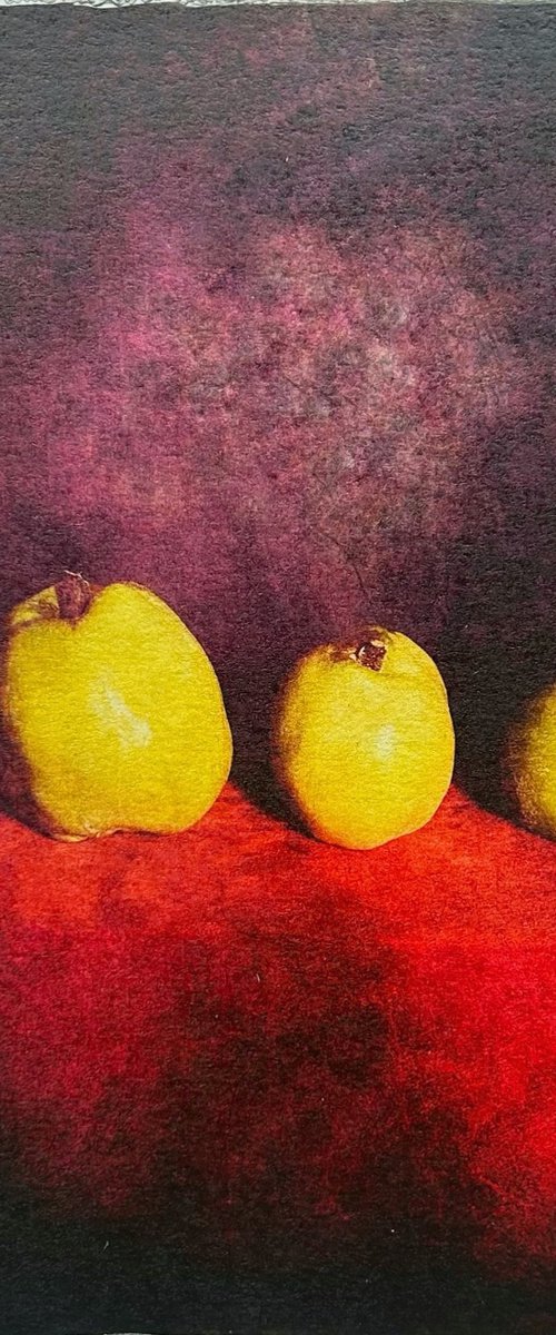 THREE GOLDEN QUINCES by SARAH PARSONS