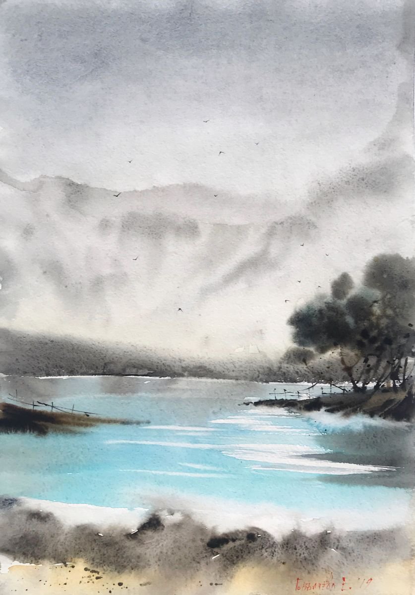 Lake nordic #1 by Eugenia Gorbacheva