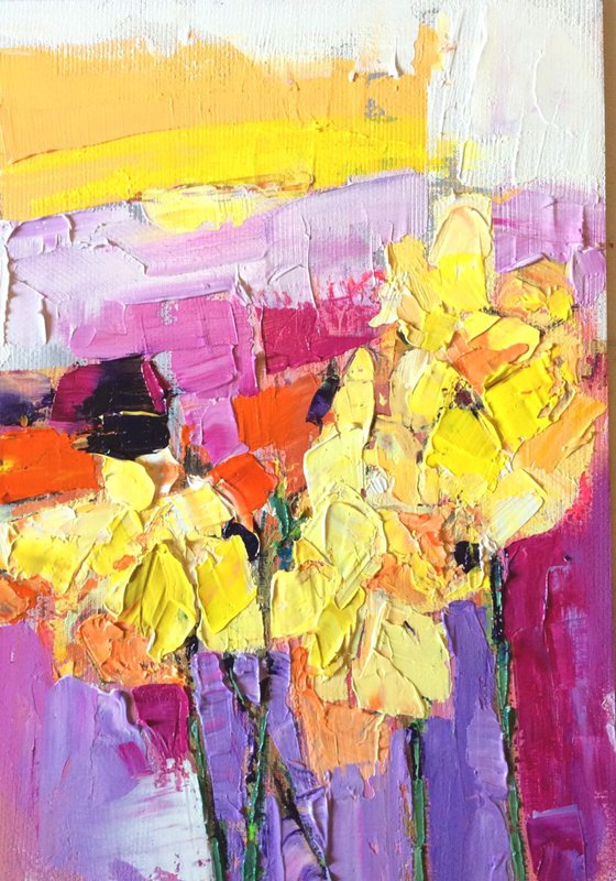 Daffodils, An Abstract Study