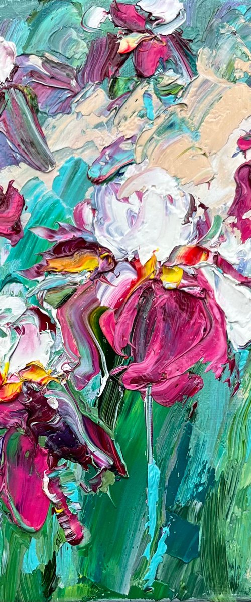 Whisper of irises by Svitlana Andriichenko