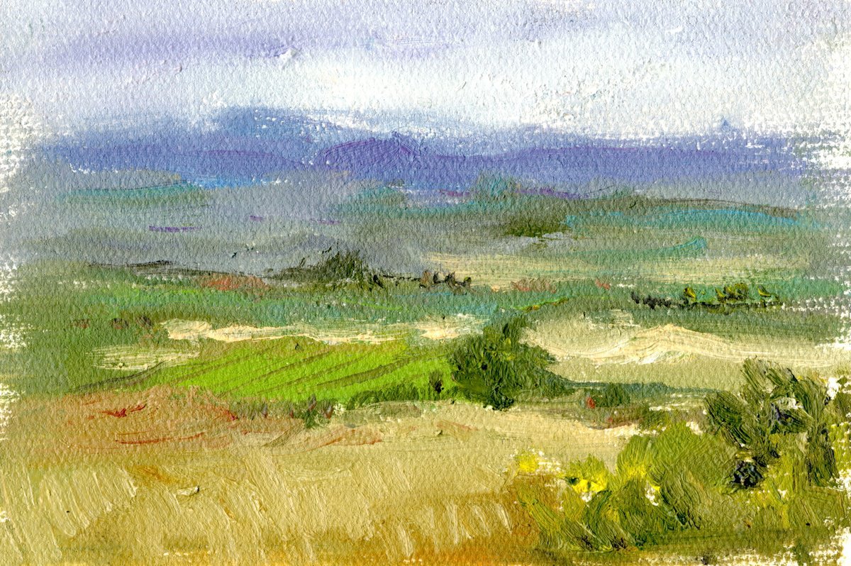 Ditchling Beacon. Brighton 01 By Tanya Sun, 8 X 6, Artwork For Sale On Artfinder