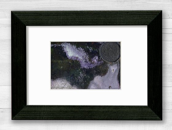 Dark Mystery 3 - Small painting by Kathy Morton Stanion