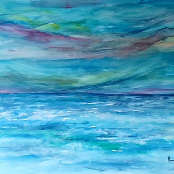 Et le temps s'arrête - Watercolour