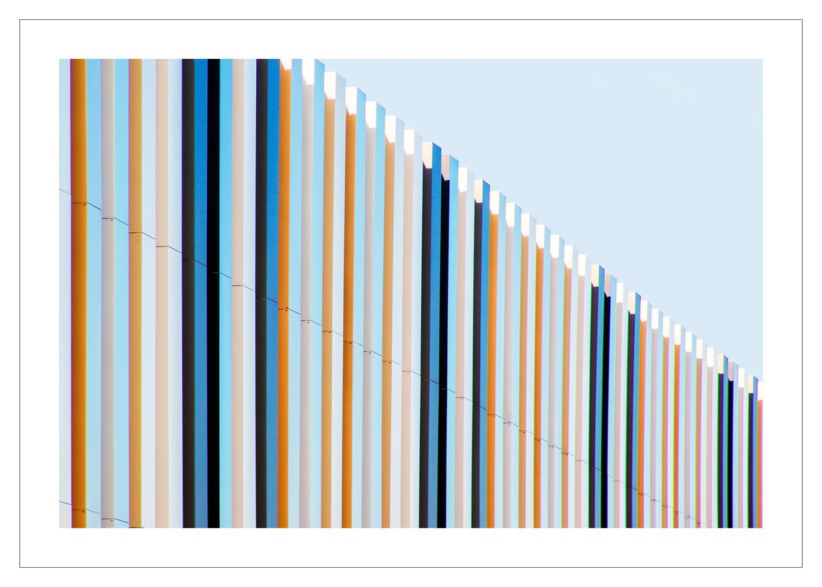 Geometric Abstract Photograph By Beata Podwysocka, 28 X 20, Wallscape 193, Original Artwork