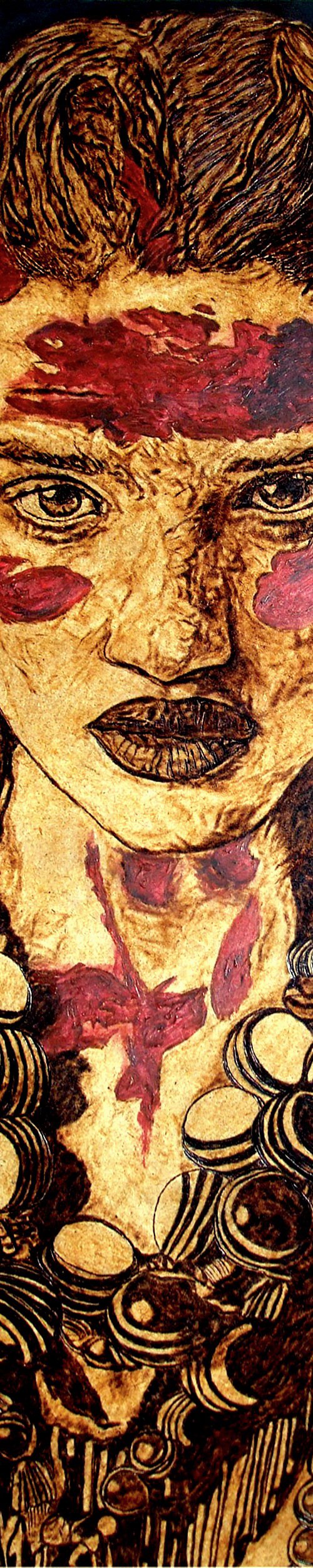 Native princess by MILIS Pyrography