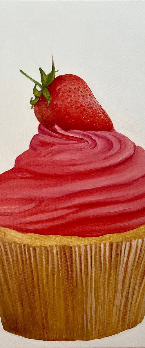 Strawberry Cupcake by Heather Matthews