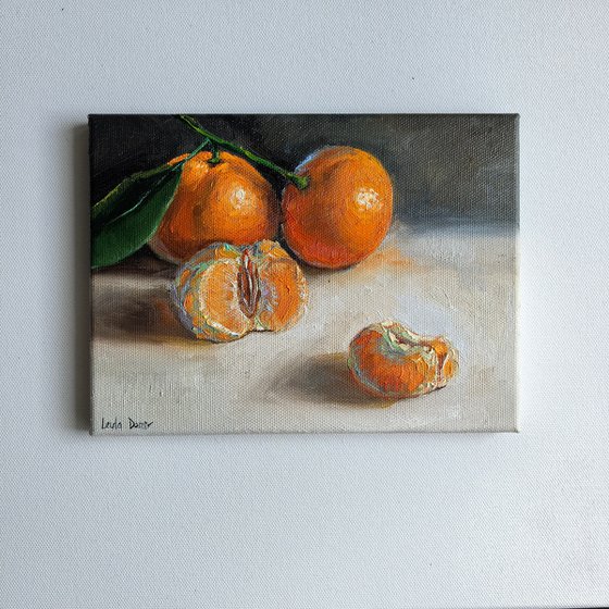 Clementine oil painting